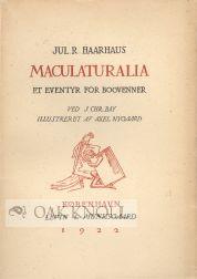 Imagen del vendedor de MACULATURALIA ET EVENTYR FOR BOGVENNER a la venta por Oak Knoll Books, ABAA, ILAB