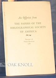 Bild des Verkufers fr VANITY AND REFORM: B.O. FLOWER'S ARENA PUBLISHING COMPANY, BOSTON, 1890-1896. WITH A BIBLIOGRAPHICAL LIST OF ARENA IMPRINTS zum Verkauf von Oak Knoll Books, ABAA, ILAB