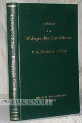 Seller image for ADDITIONS A LA BIBLIOGRAPHIE CORNELIENNE for sale by Oak Knoll Books, ABAA, ILAB