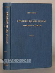 INVENTARIO DEI LIBRI STAMPATI PALATINO-VATICANO