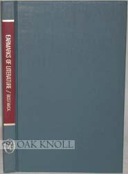 Bild des Verkufers fr EARMARKS OF LITERATURE zum Verkauf von Oak Knoll Books, ABAA, ILAB