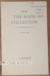 Imagen del vendedor de OLD BOOT AT CAMBRIDGE.|AN a la venta por Oak Knoll Books, ABAA, ILAB