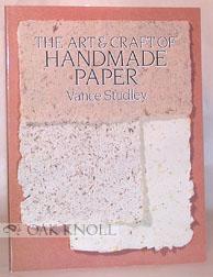 Imagen del vendedor de ART & CRAFT OF HANDMADE PAPER a la venta por Oak Knoll Books, ABAA, ILAB