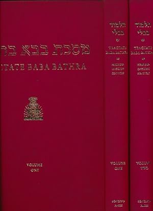Seller image for Baba Bathra. Hebrew - English Edition of the Babylonian Talmud: Tractate Baba Bathra. 2 volume set for sale by Barter Books Ltd