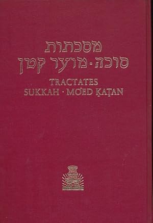 Image du vendeur pour Sukkah. Hebrew - English Edition of the Babylonian Talmud: Tractate Sukkah Mo'ed Katan mis en vente par Barter Books Ltd