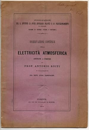 Osservazioni continue della elettricità atmosferica.