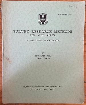 Seller image for Survey research methods for West Africa : a student handbook for sale by Joseph Burridge Books