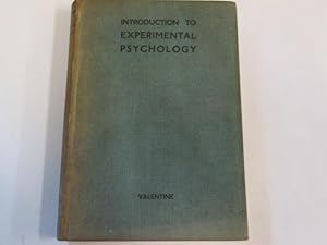 Bild des Verkufers fr Introduction to Experimental Psychology zum Verkauf von Goldstone Rare Books