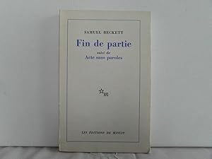 Seller image for Fin de partie suivi de Acte sans paroles for sale by Bidonlivre