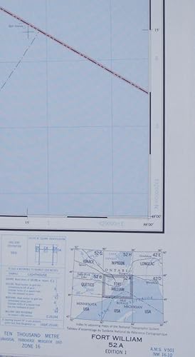Fort William, Canada - United States. 1:250000 Map Sheet 52 A