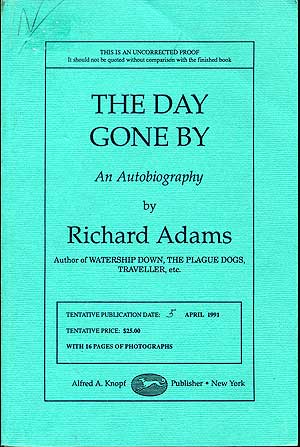 Seller image for The Day Gone By: An Autobiography for sale by Between the Covers-Rare Books, Inc. ABAA