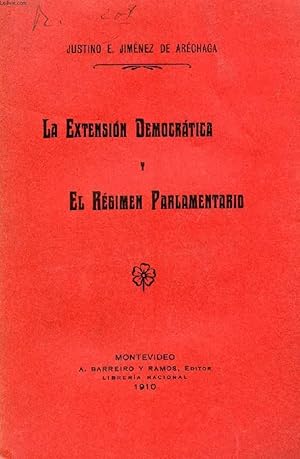 Seller image for LA EXTENSION DEMOCRATICA Y EL REGIMEN PARLAMENTARIO for sale by Le-Livre