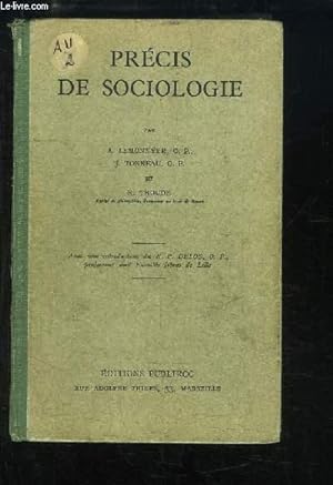 Seller image for Prcis de Sociologie. for sale by Le-Livre
