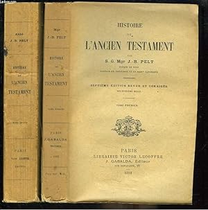 Seller image for HISTOIRE DE L'ANCIEN TESTAMENT. TOMES I ET II. for sale by Le-Livre