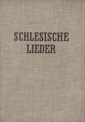 Bild des Verkufers fr Schlesische Lieder. Aus dem Tschechischen bertragen und eingeleitet von Rudolf Fuchs. zum Verkauf von Georg Fritsch Antiquariat