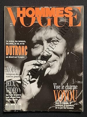 VOGUE HOMMES-N°159-MAI 1993-JACQUES DUTRONC