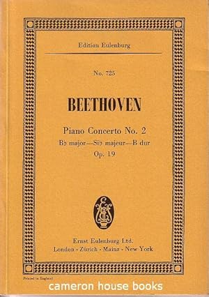 Immagine del venditore per Miniature score. Concerto No.2 in b flat major for Piano and Orchestra. Op. 19 venduto da Cameron House Books