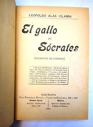 Imagen del vendedor de EL GALLO DE SCRATES. Coleccin de cuentos a la venta por Libros Tresvegas