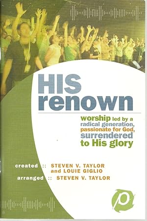 Seller image for His renown (Songbooks with CD) for sale by The Book Junction