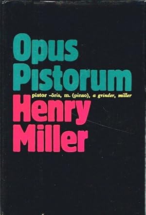 Seller image for Opus Pistorum for sale by Round Table Books, LLC