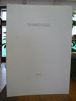 Bild des Verkufers fr Flaviano Poggi, Katalog anllich der Ausstellung in der Frankfurter Galerie Hant, zum Verkauf von Antiquariat Orban & Streu GbR