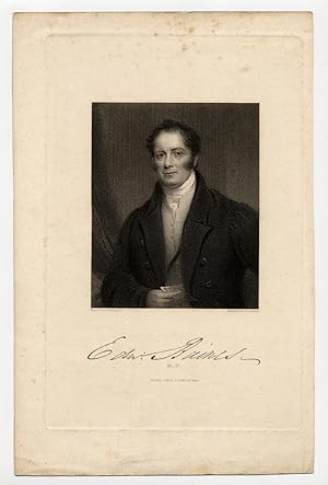 Bild des Verkufers fr Engraved portrait of Edward Baines, M. P. zum Verkauf von Between the Covers-Rare Books, Inc. ABAA