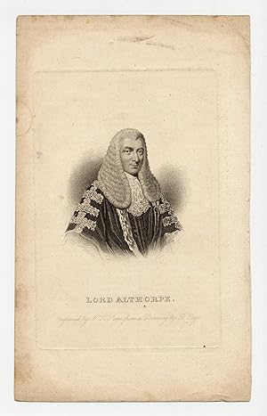 Image du vendeur pour Engraved portrait of Lord Althorpe mis en vente par Between the Covers-Rare Books, Inc. ABAA
