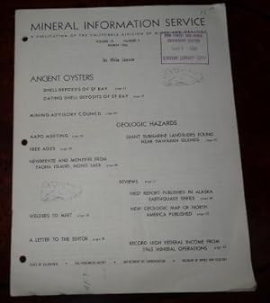 Mineral Information Service Volume 19, Number 3,March 1966.