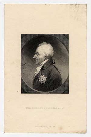 Imagen del vendedor de Engraved portrait of The Duke Of Queensberry a la venta por Between the Covers-Rare Books, Inc. ABAA