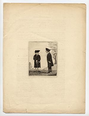 Image du vendeur pour Etching of Andrew Bell and William Smellie mis en vente par Between the Covers-Rare Books, Inc. ABAA