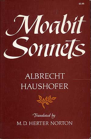 Imagen del vendedor de Moabit Sonnets a la venta por Between the Covers-Rare Books, Inc. ABAA