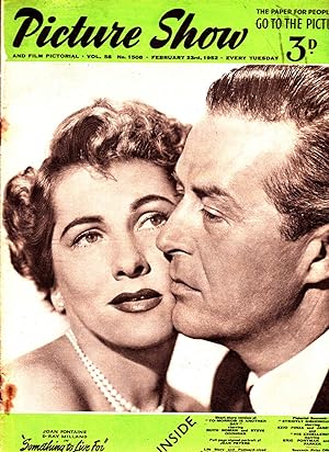 Bild des Verkufers fr Picture Show and Film Pictorial. February 23rd, 1952. Magazine. No. 1508. Front cover: Joan Fontaine & Ray Milland zum Verkauf von SAVERY BOOKS