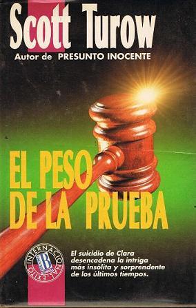Seller image for El Peso De La Prueba for sale by lisarama