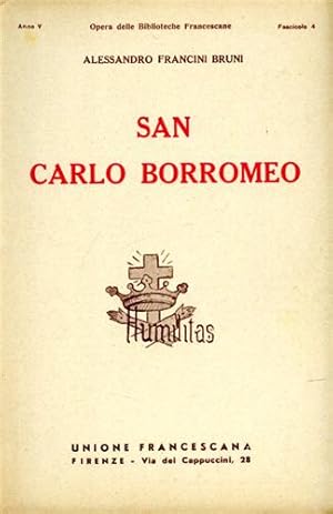 Bild des Verkufers fr San Carlo Borromeo. zum Verkauf von FIRENZELIBRI SRL