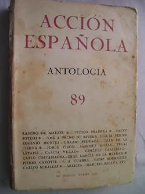 ACCIÓN ESPAÑOLA. ANTOLOGÍA 89