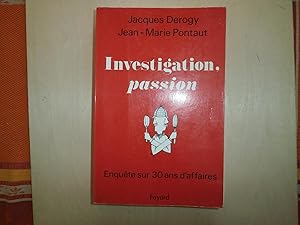 Image du vendeur pour INVESTIGATION PASSION mis en vente par Le temps retrouv