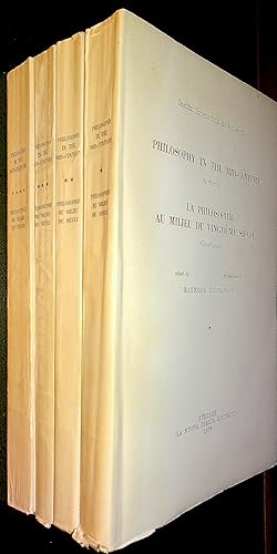 Image du vendeur pour Philosophy in the Mid-Century. A Survey / La Philosophie au milieu du vingtime sicle. Vol. I-IV. T. I : Logique et philosophie des sciences T. II : La crise de la mtaphysique. T. III : Les valeurs, l'histoire et la religion. T. IV : Histoire de la philosophie - La pense contemporaine en Europe Orientale et en Asie. mis en vente par Le Chemin des philosophes