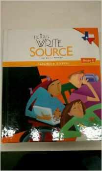 Seller image for Texas Write Source Grade 11 Teacher's Edition for sale by Mahler Books