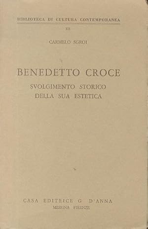 Immagine del venditore per Benedetto Croce: svolgimento storico della sua estetica.: Biblioteca di cultura contemporanea; 12. venduto da Studio Bibliografico Adige