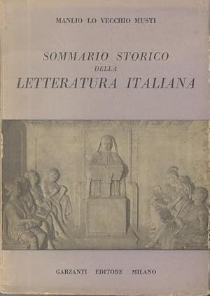 Imagen del vendedor de Sommario storico della letteratura italiana. a la venta por Studio Bibliografico Adige