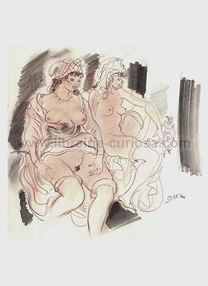 Seller image for LE GRANT TESTAMENT DE FRANOYS VILLON illustr et grav par Schem. for sale by Librairie L'amour qui bouquine