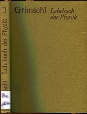 Imagen del vendedor de Lehrbuch der Physik. Optik. a la venta por Antiquariat am Flughafen