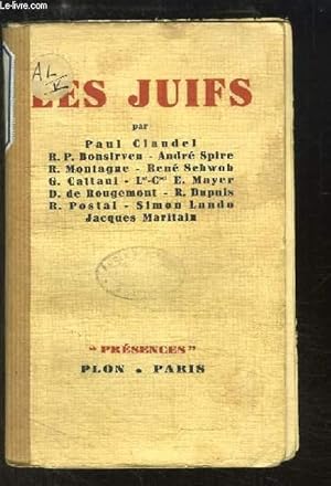 Seller image for Les Juifs for sale by Le-Livre