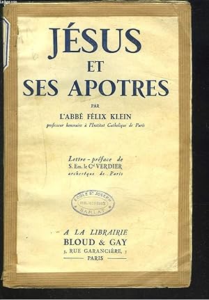 Seller image for JESUS ET SES APOTRES. for sale by Le-Livre