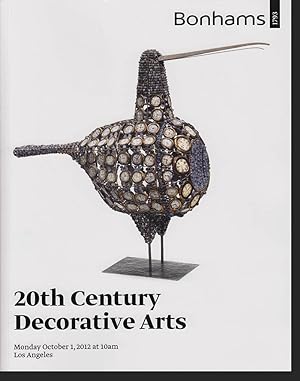 20th Century Decorative Arts (Bonhams: Los Angeles, October 1, 2012)