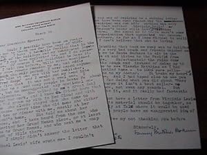 Imagen del vendedor de 1973 TYPED LETTER [TLS] SIGNED BY FAMED CHICAGO JOURNALIST, EDITOR, RACONTEUR AND GADABOUT TO NOTED SAN FRANCISCO BOOKSELLER CONSTANCE SPENCER REGARDING INTIMATE DETAILS OF WILLA CATHER'S LIFE a la venta por Katz Fine Manuscripts Inc.