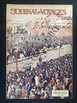 LE JOURNAL DES VOYAGES-N°92-JEUDI 3 MARS 1927