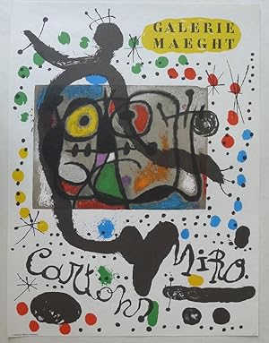 Miró Cartons. Poster. Galerie Maeght for the show at the National Museum of Modern Art in Tokyo, ...