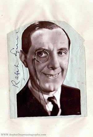 Signed Portrait Photograph, (Ralph, 1882-1962, Actor)