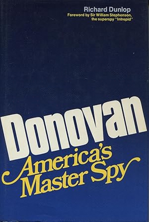 Seller image for Donovan: America's Master Spy for sale by Kenneth A. Himber